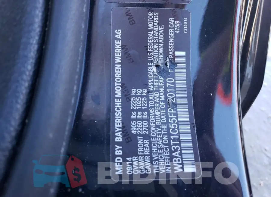 WBA3T1C55FP820170 Photo# 12