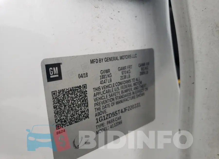 1G1ZD5ST4JF220331 Photo# 12
