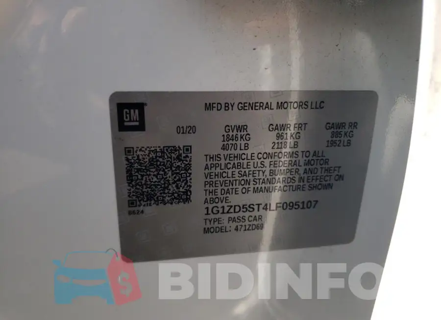 1G1ZD5ST4LF095107 Photo# 13