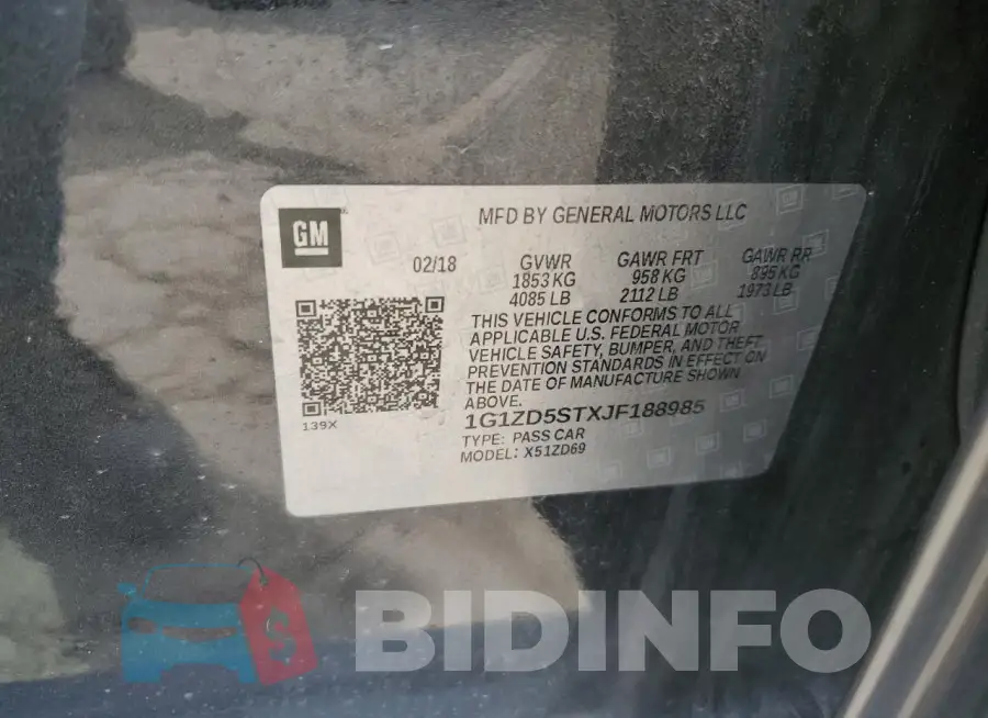 1G1ZD5STXJF188985 Photo# 12