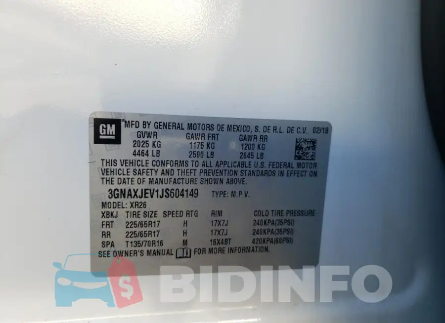 3GNAXJEV1JS604149 Photo# 12