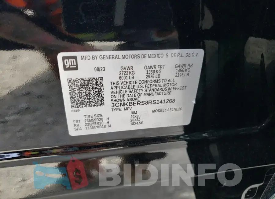 3GNKBERS8RS141268 Photo# 13