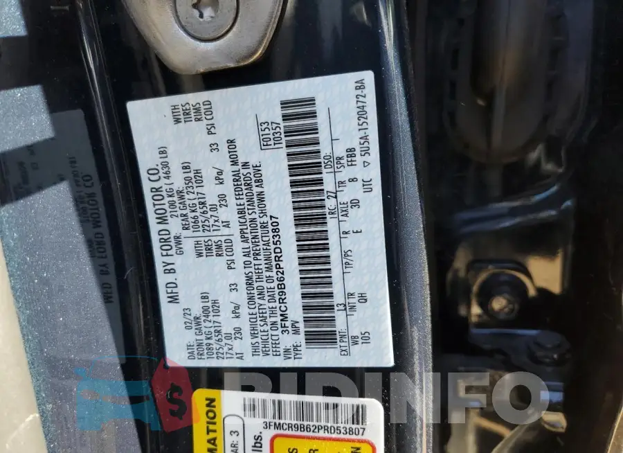 3FMCR9B62PRD53807 Photo# 13