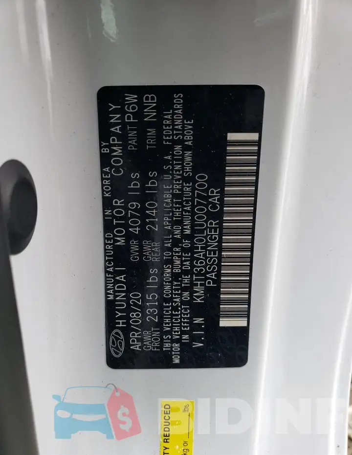 KMHT36AH0LU007700 Photo# 12