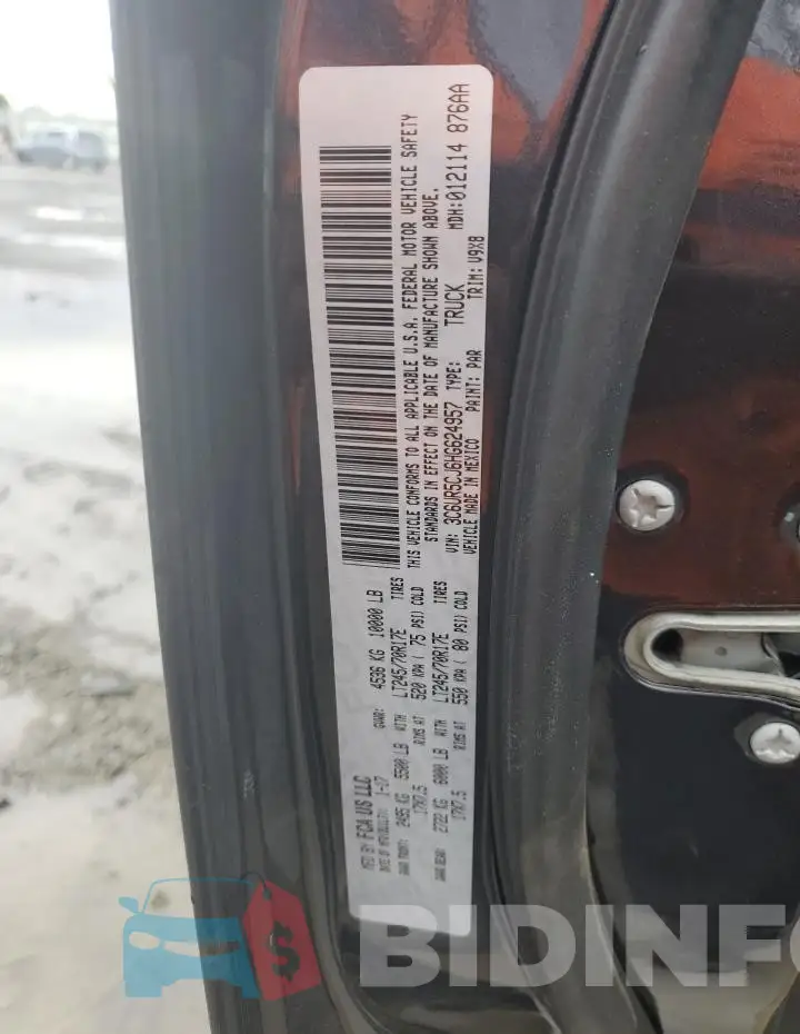 3C6UR5CJ6HG624957 Photo# 12