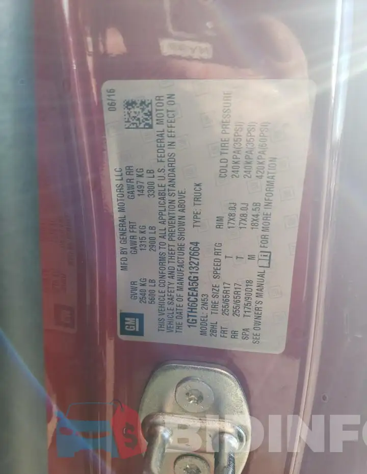 1GTH6CEA5G1327664 Photo# 12