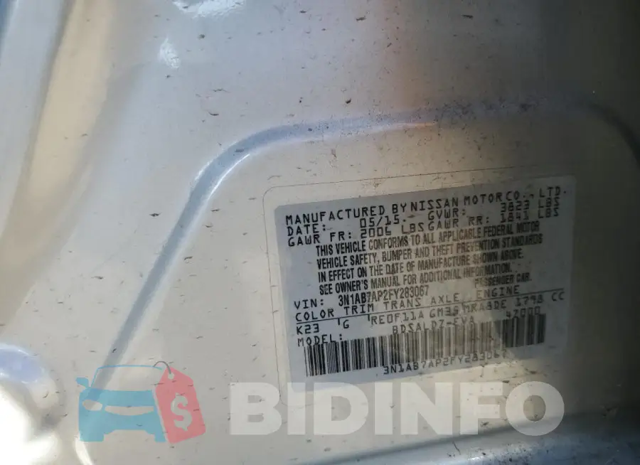 3N1AB7AP2FY283067 Photo# 12