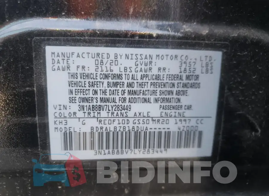 3N1AB8BV7LY283449 Photo# 13