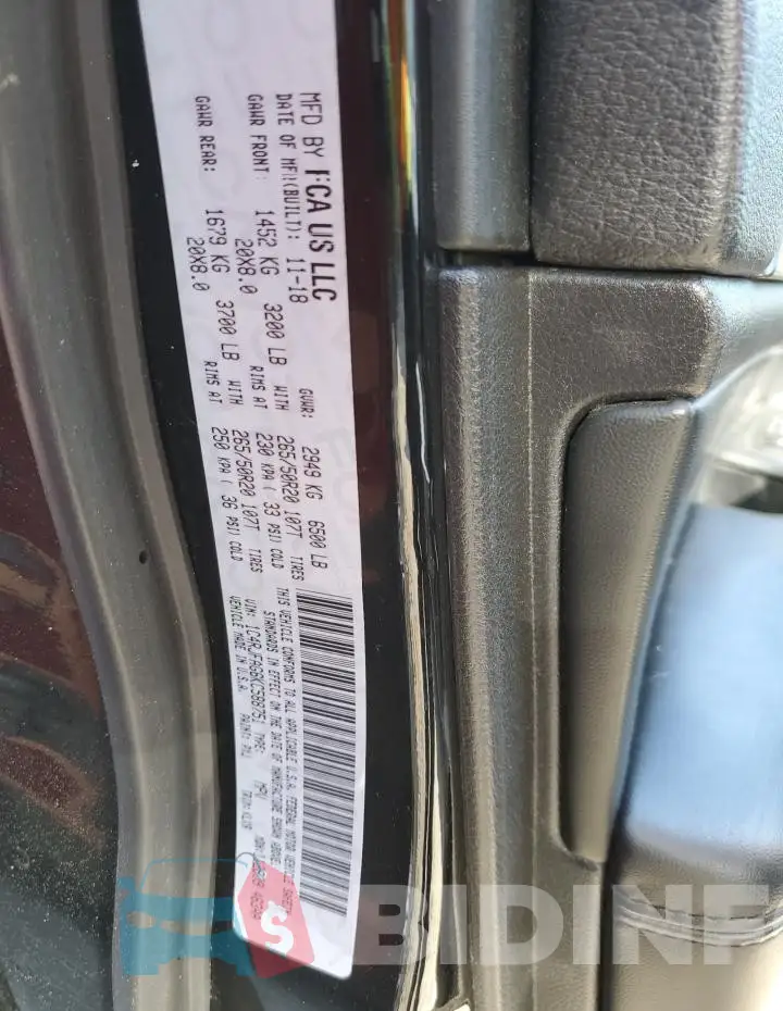 1C4RJFAG6KC588751 Photo# 14
