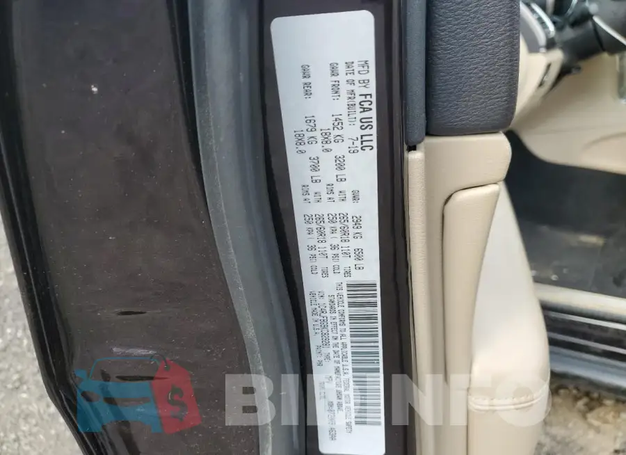 1C4RJFBG9KC829281 Photo# 12
