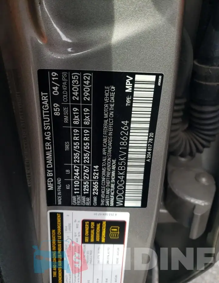 WDC0G4KB5KV186264 Photo# 12