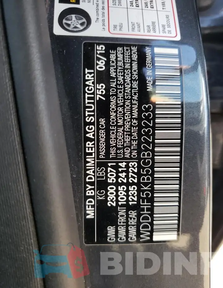 WDDHF5KB5GB223233 Photo# 12