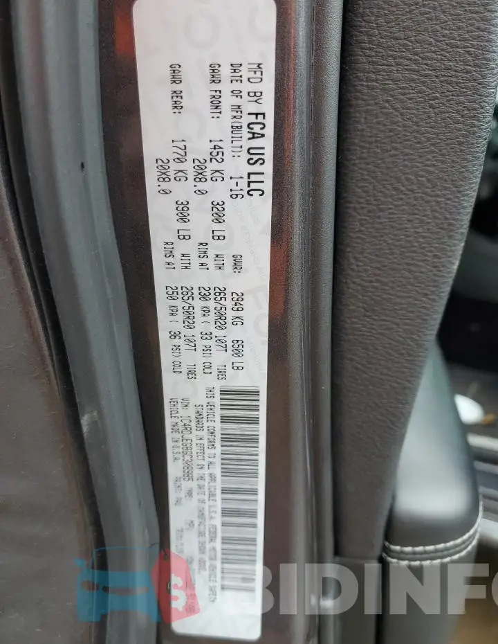 1C4RDJEG8GC308985 Photo# 12
