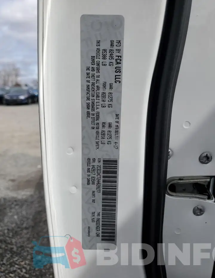2C3CDXCT2HH620277 Photo# 12