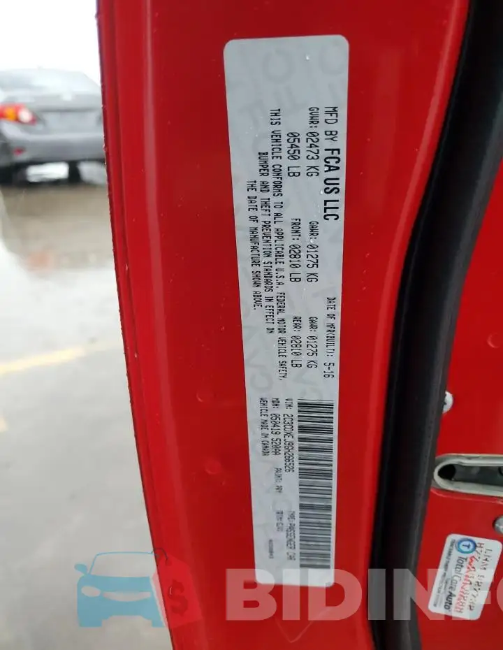 2C3CDXEJ9GH266526 Photo# 12