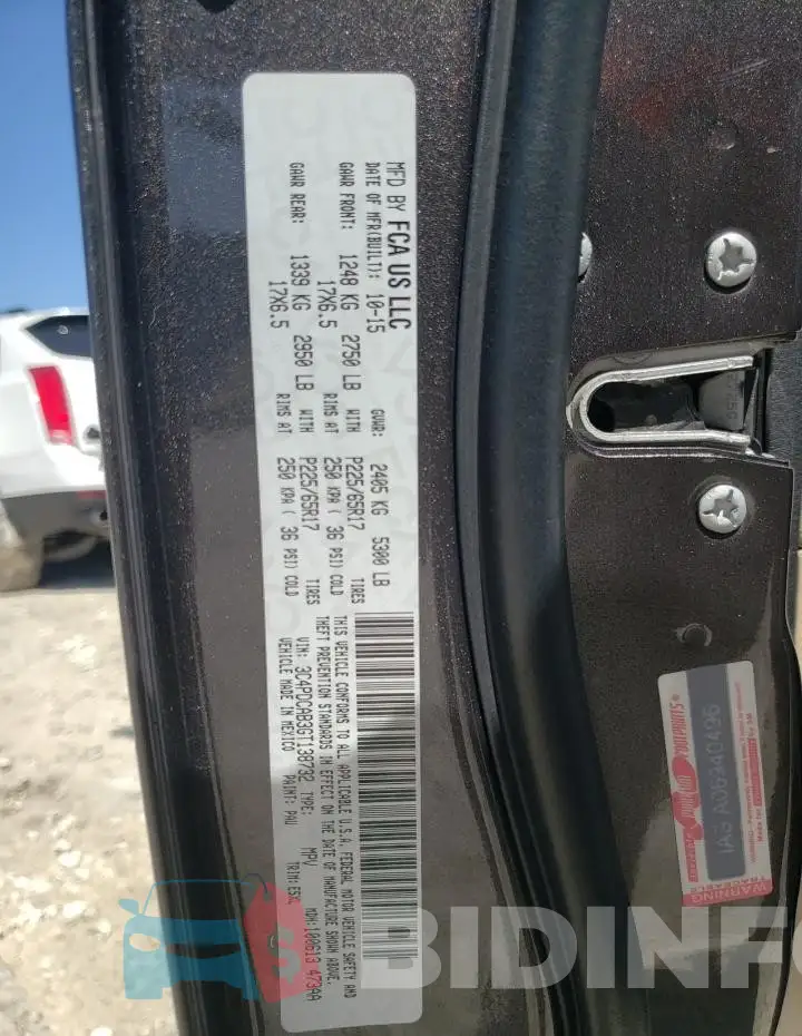 3C4PDCAB3GT138732 Photo# 13
