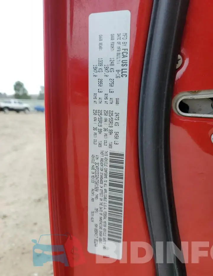 3C4PDCEG2HT501920 Photo# 12