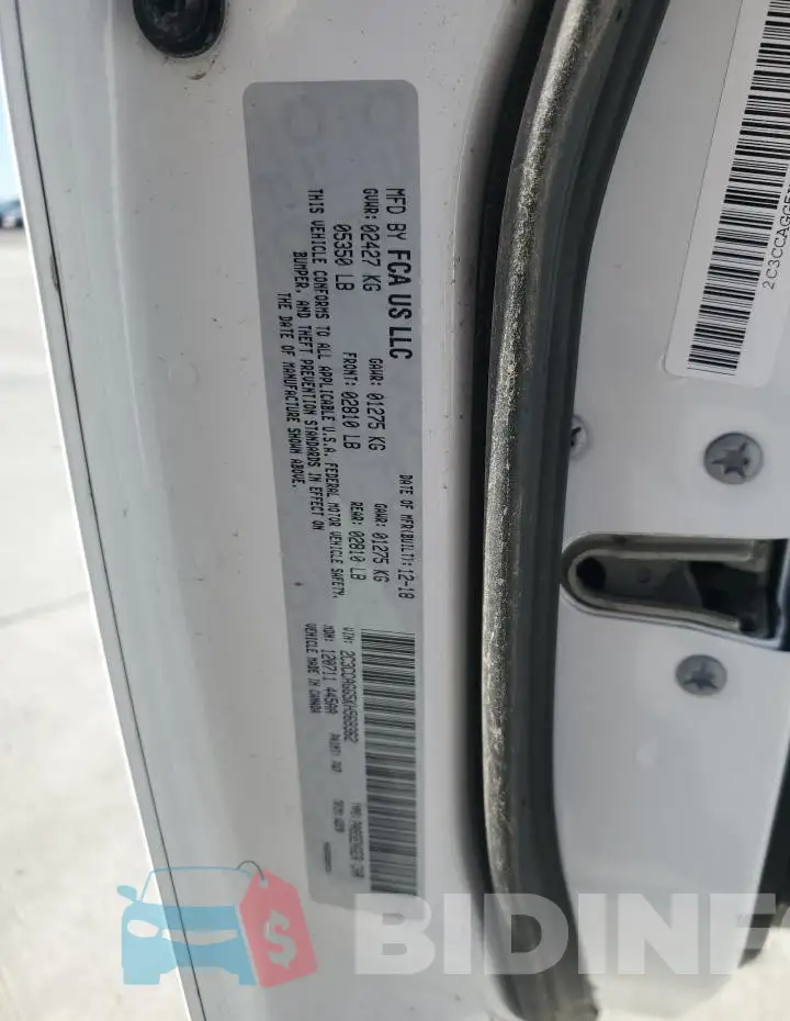 2C3CCAGG5KH569362 Photo# 12