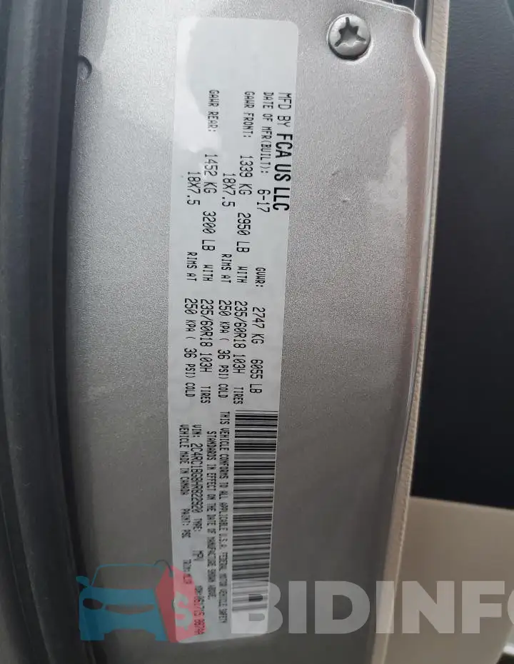 2C4RC1BG8HR822920 Photo# 13