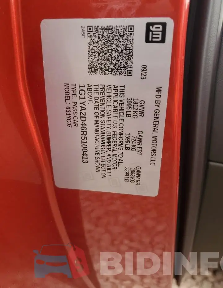 1G1YA2D46R5100413 Photo# 12