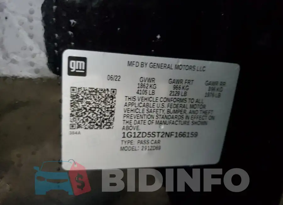 1G1ZD5ST2NF166159 Photo# 12