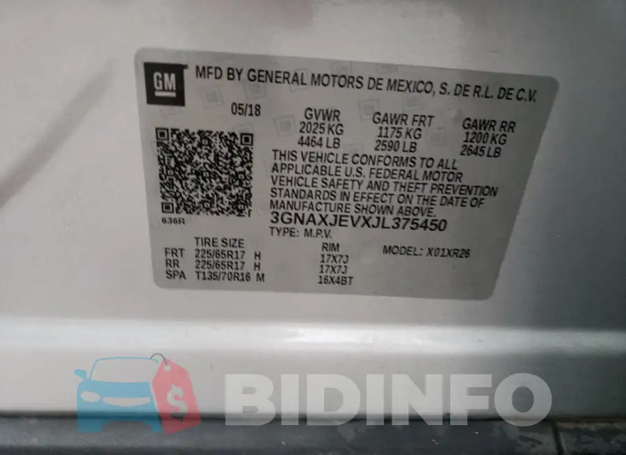 3GNAXJEVXJL375450 Photo# 12