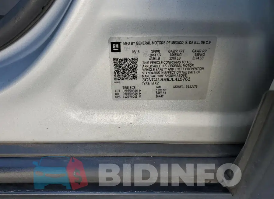3GNCJLSB9JL415761 Photo# 13