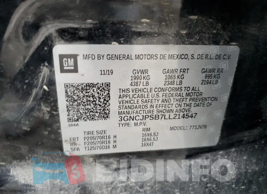 3GNCJPSB7LL214547 Photo# 13