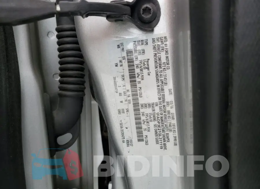 1FADP3E21GL311119 Photo# 12