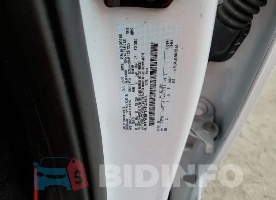 1FT7W2BT5NEG35676 Photo# 12
