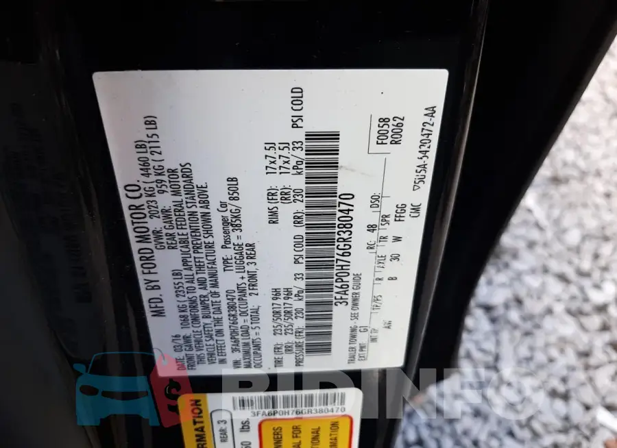 3FA6P0H76GR380470 Photo# 12