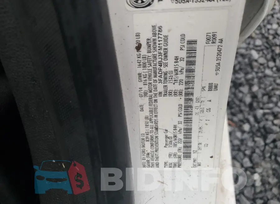 3FADP4BJ3FM117786 Photo# 12