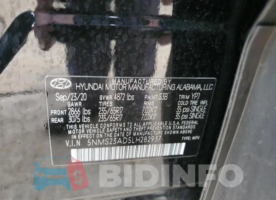5NMS23AD5LH282937 Photo# 12