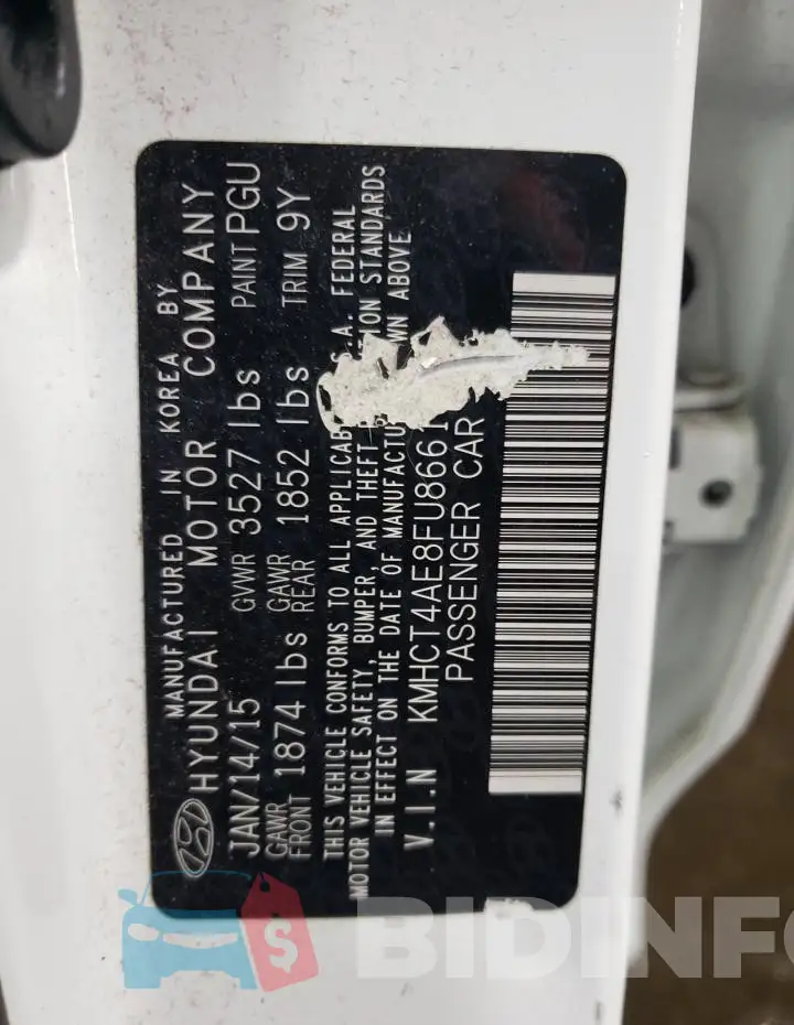 KMHCT4AE8FU866189 Photo# 12