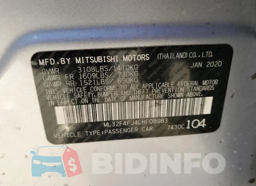 ML32F4FJ4LHF08983 Photo# 12