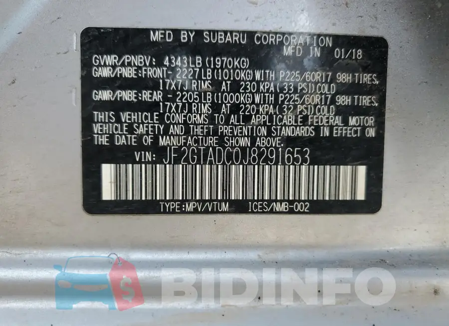 JF2GTADC0J8291653 Photo# 12