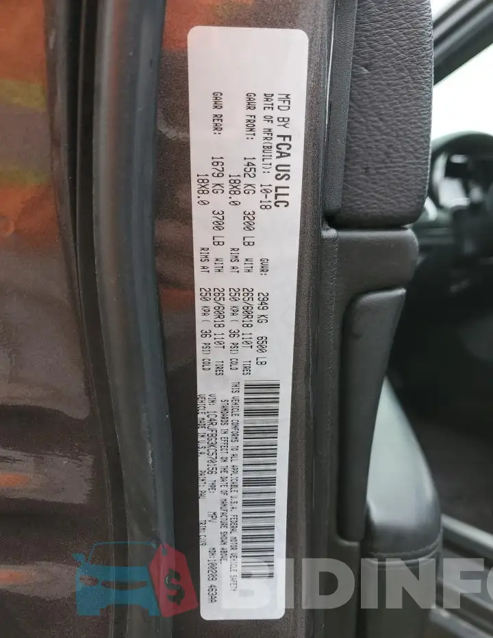 1C4RJFBG3KC570156 Photo# 13