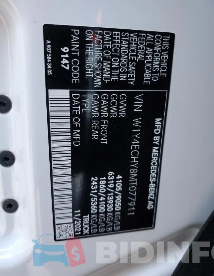 W1Y4ECHY8MT077911 Photo# 13