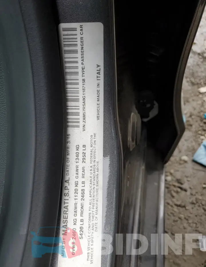 ZAM57RSA8G1187158 Photo# 12
