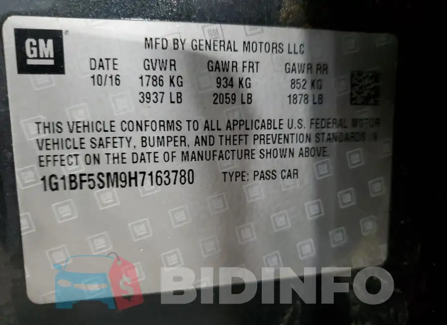 1G1BF5SM9H7163780 Photo# 12