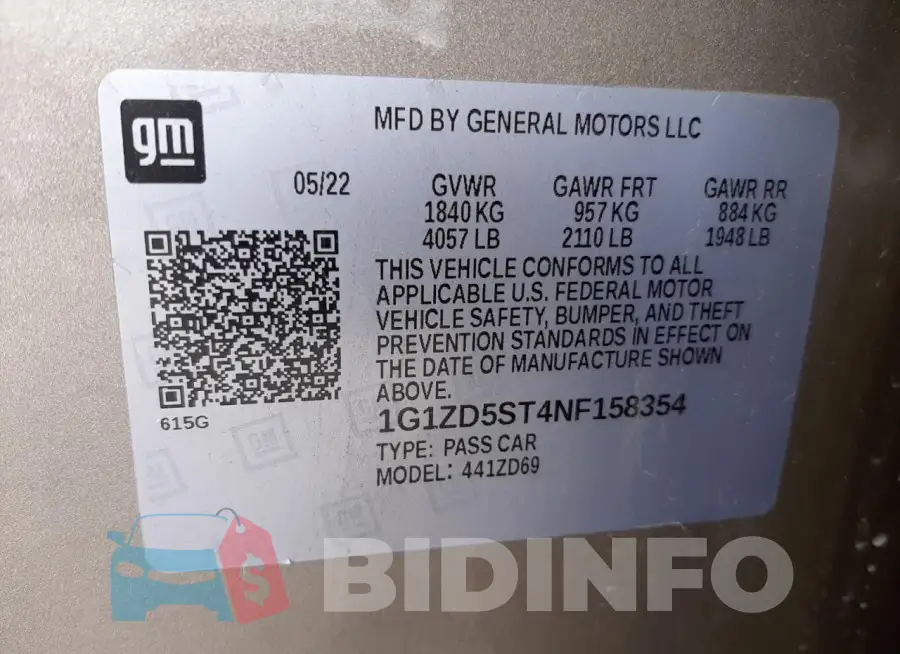 1G1ZD5ST4NF158354 Photo# 12