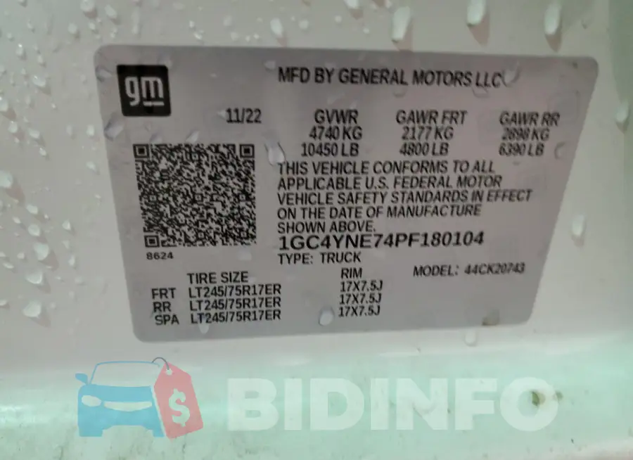 1GC4YNE74PF180104 Photo# 12
