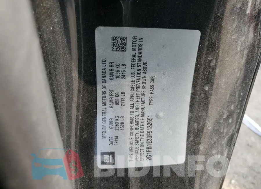 2G1FB1E33F9132691 Photo# 12