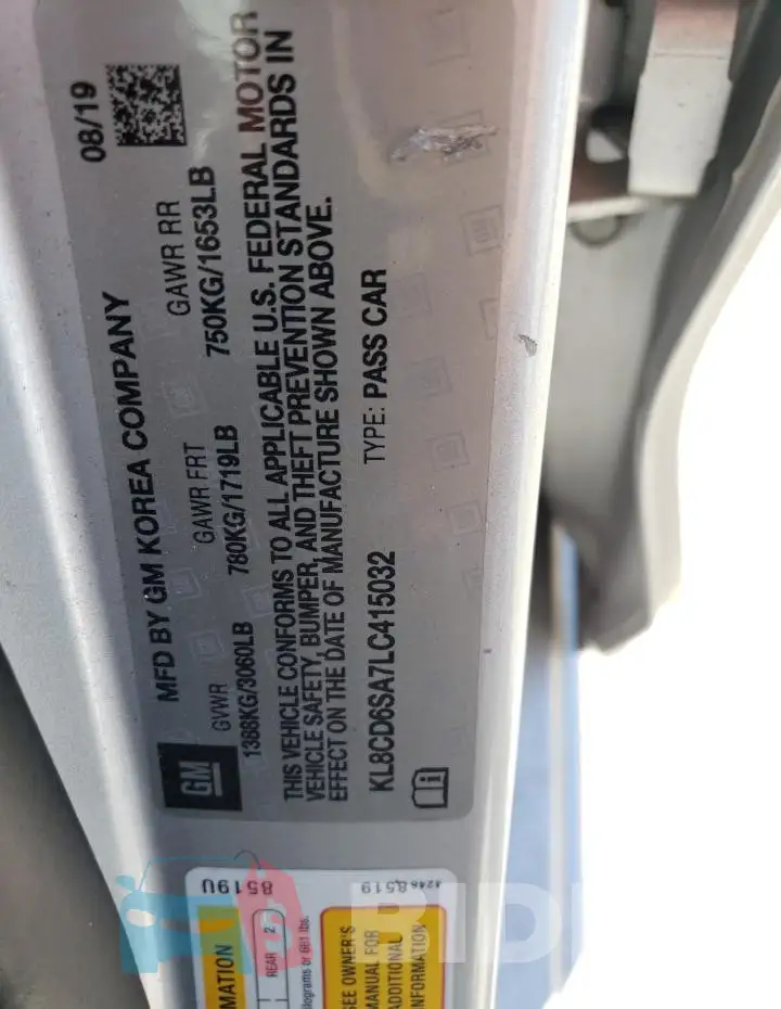 KL8CD6SA7LC415032 Photo# 12