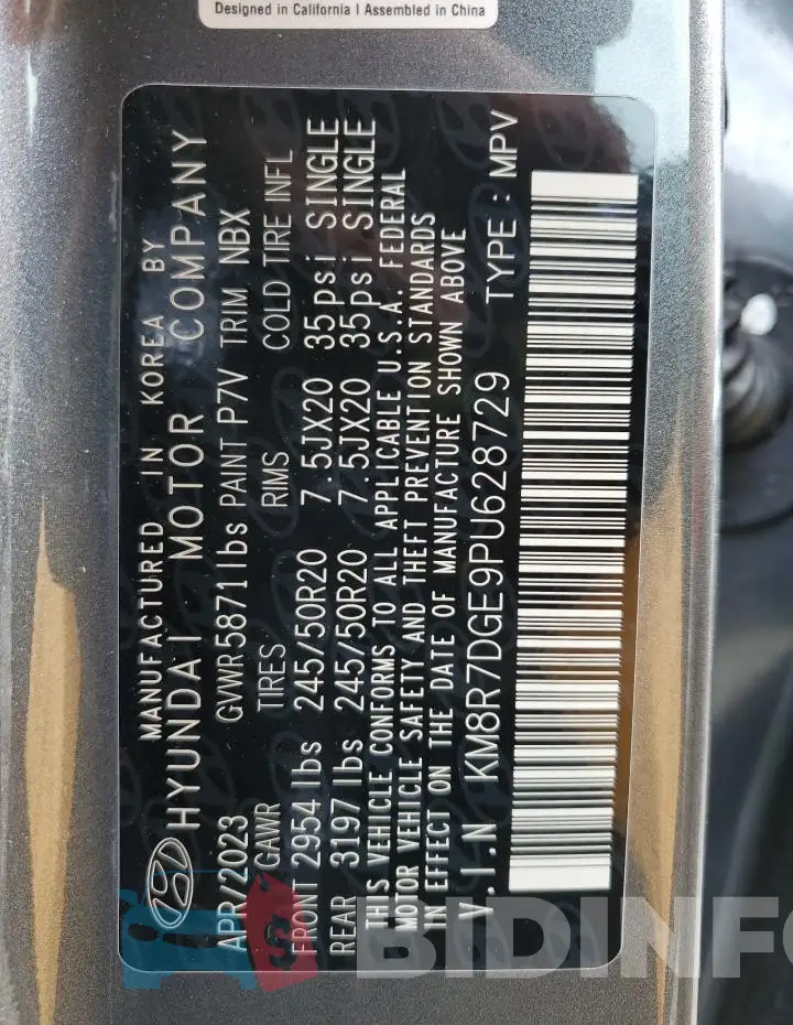 KM8R7DGE9PU628729 Photo# 12
