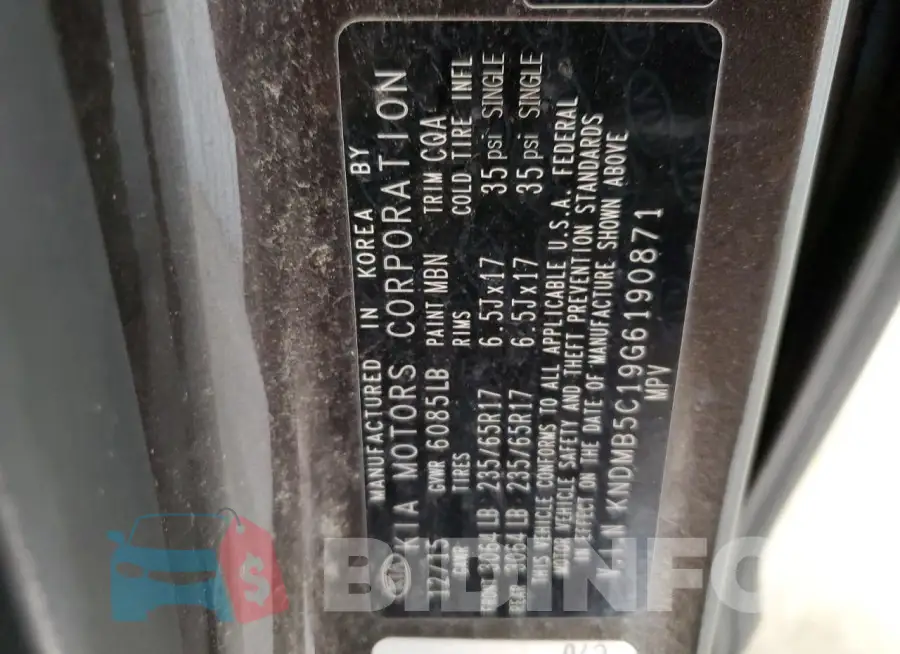 KNDMB5C19G6190871 Photo# 13