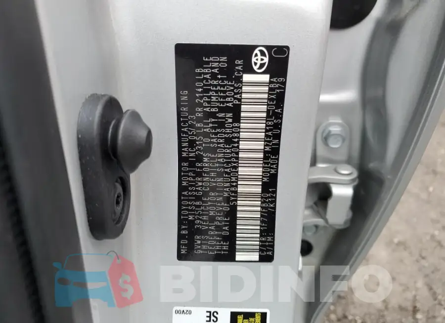 5YFB4MDEXPP044808 Photo# 12