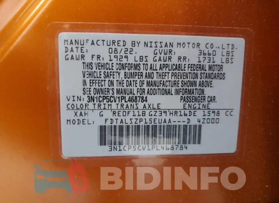3N1CP5CV1PL468784 Photo# 12