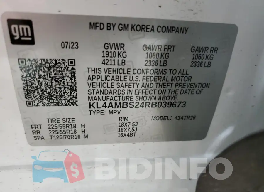 KL4AMBS24RB039673 Photo# 13