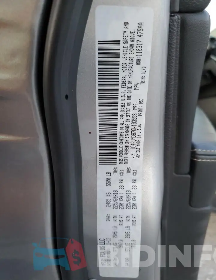 1C4PJMDB7GW193558 Photo# 13